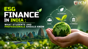 ESG finance in India guiding students and professionals through sustainable investing, responsible banking, climate action, and corporate governance.