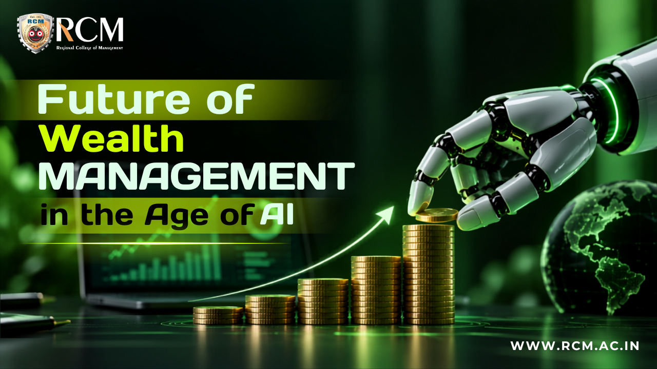 Future of wealth management using AI for personalised investing, portfolio management, financial planning, risk analysis, and advisory services.