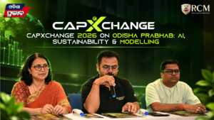 CAPXCHANGE 2026 finance conclave featuring financial modelling, AI, FinTech, ESG, industry interaction, competitions, and experiential learning.