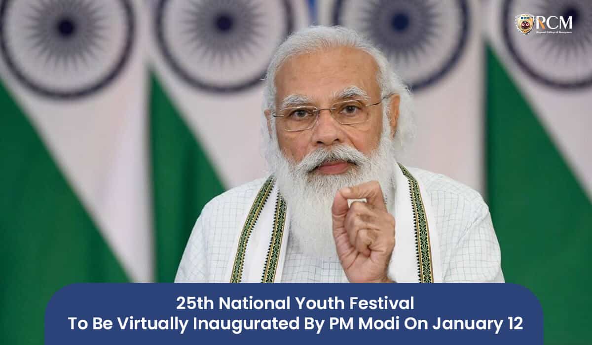 Read more about the article 25th National Youth Festival To Be Virtually Inaugurated By PM Modi On January 12