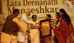 Read more about the article Prime Minister Narendra Modi Gets The Inaugural Lata Award In Mumbai