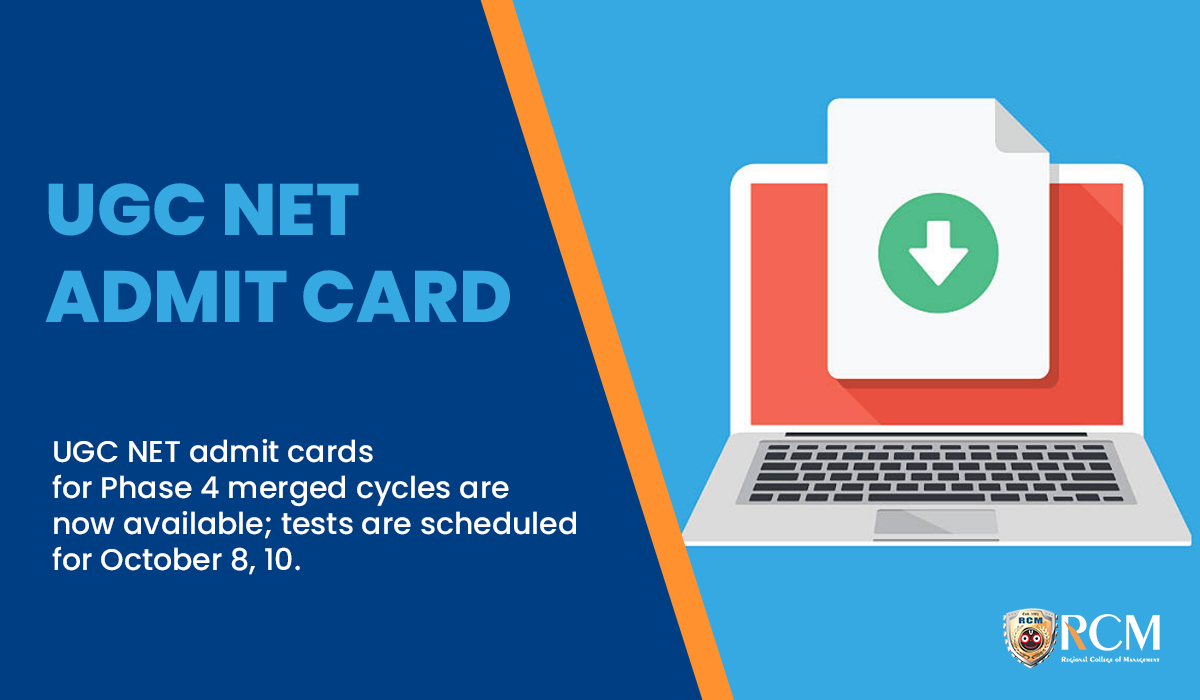 Read more about the article UGC NET admit cards for Phase 4 merged cycles are now available; tests are scheduled for October 8, 10. 