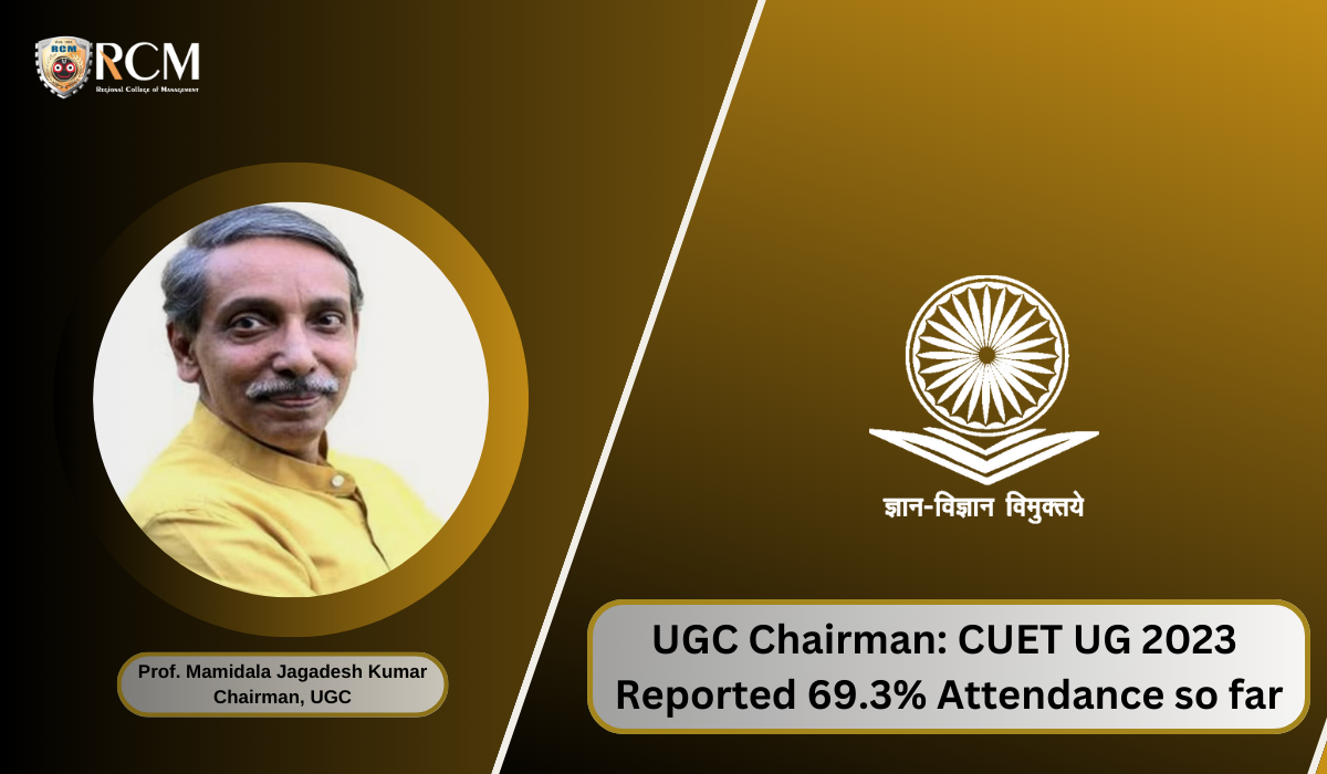 You are currently viewing UGC Chairman: CUET UG 2023 reported 69.3% Attendance so far