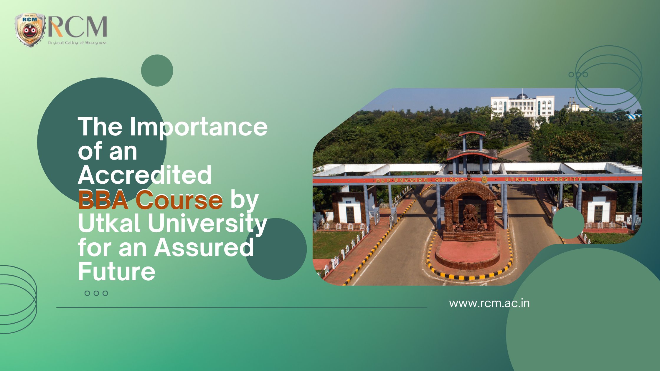 Read more about the article The Importance of an Accredited BBA Course by Utkal University for an Assured Future