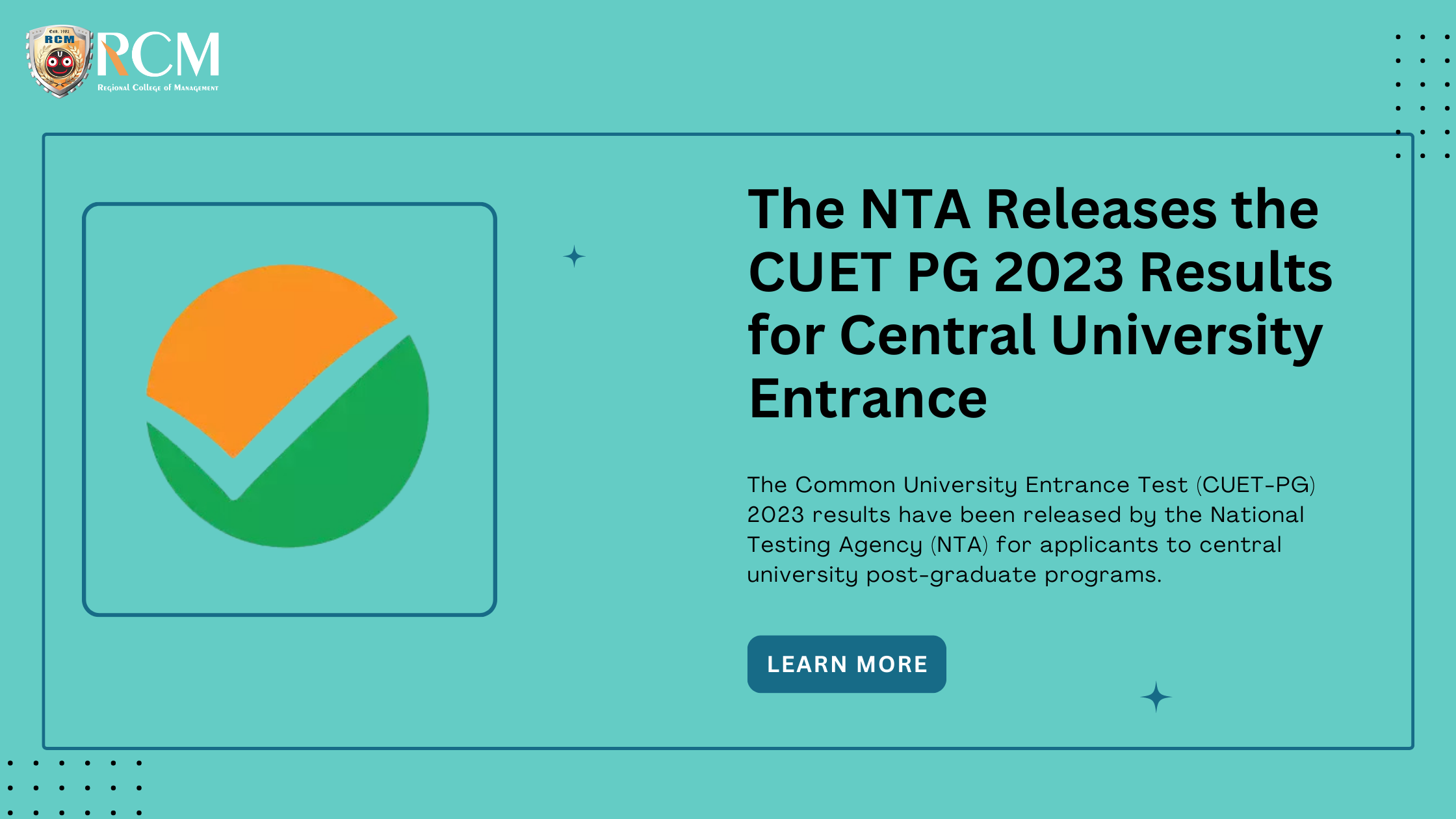 Read more about the article The NTA Releases the CUET PG 2023 Results for Central University Entrance