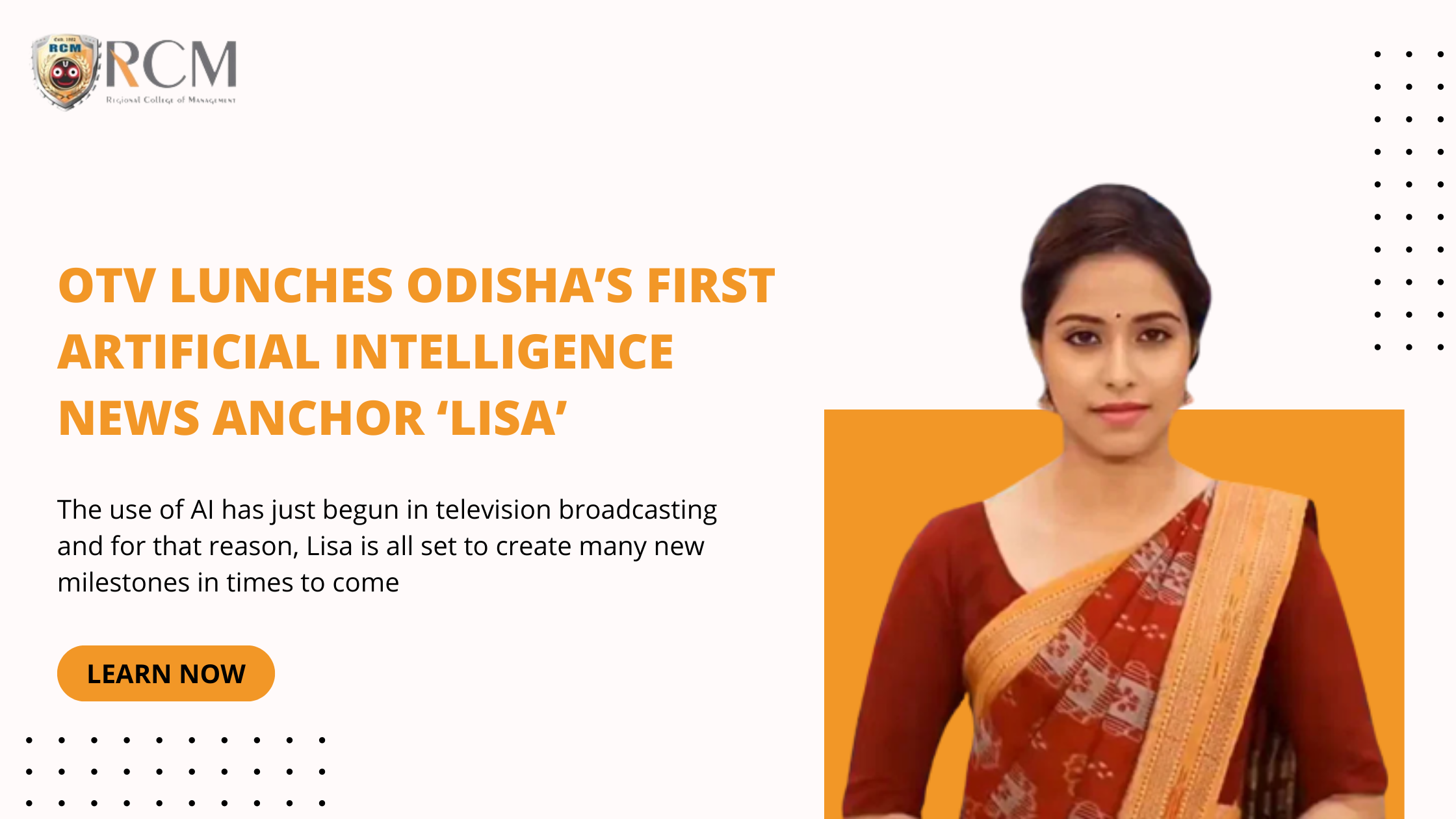Read more about the article OTV lunches Odisha’s first Artificial Intelligence news anchor ‘Lisa’