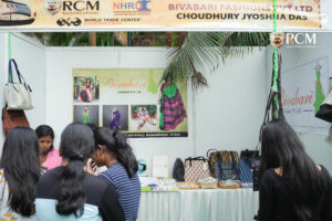 Bivabari Fashions PVT LTD stall by Choudhuri Jyotsna Das at regional college of management