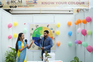 Know Your Colour stall at Regional college of Mangement