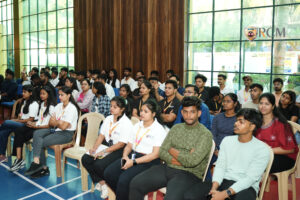 Students on Regional college of mangement sitting in Echotarium
