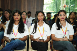 Students on Regional college of mangement sitting in Echotarium