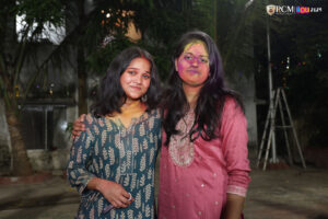 clicking selfie to create the memory