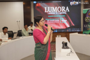 Dr. Sanghamitra Pal the director of RGBS giving speach at CID crime branch cuttack.