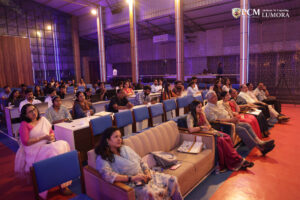 Attendees networking at Lumora, celebrating women in culture