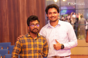 Guests watching and enjoying an exciting performance at Lumora