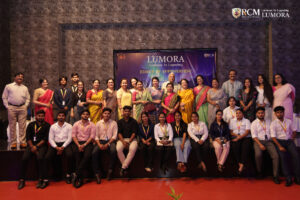 Guests and chairman together for a group photo at Lumora