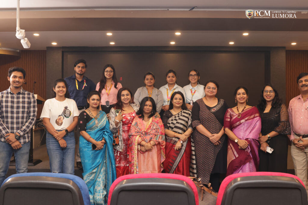 Group of attendees enjoying the Women in Media Series, celebrating women in the media