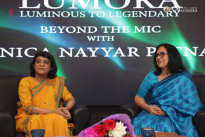 Women content creators discussing the latest trends in media and digital platforms