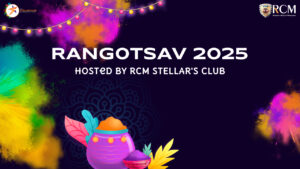 Holika dahan celebration poster at RCM