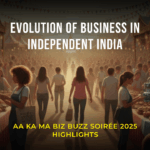 Top management college in Bhubaneswar hosting AA KA MA Biz Buzz Soirée 2025 on evolution of business in independent India
