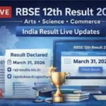 rbse 12th result 2026 india result live check rajasthan board result