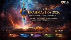 Brahmastra 2026 national college fest RCM Bhubaneswar 5 arenas 200 events April 7–11