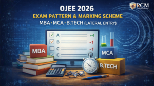 OJEE 2026 exam pattern and marking scheme for MBA, MCA and B.Tech lateral entry