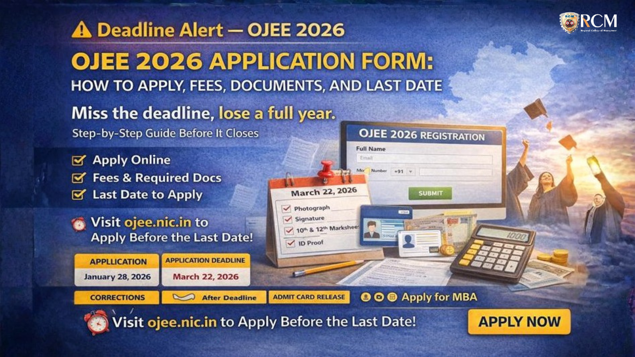 OJEE application form 2026 guide with apply online steps, fees, documents and last date for MBA admission