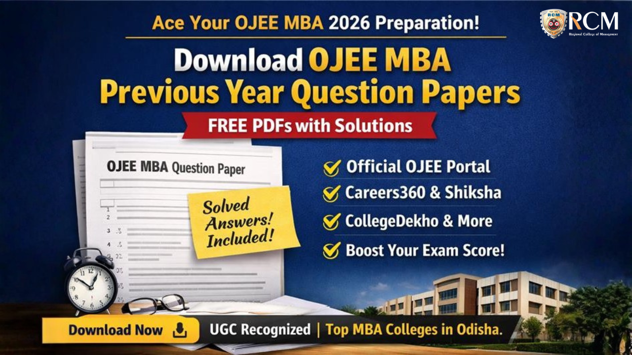 OJEE previous year papers MBA download PDF with solutions, OJEE MBA question papers and practice papers for exam preparation