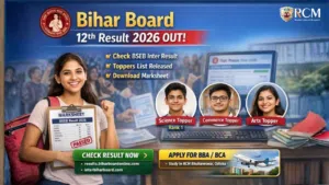 Bihar Board 12th Result 2026 OUT check BSEB Inter result marksheet topper list