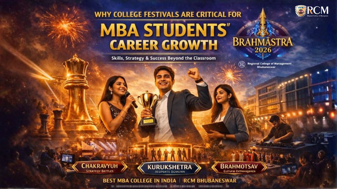 College festivals MBA students career growth at Brahmastra 2026 RCM Bhubaneswar India biggest college fest