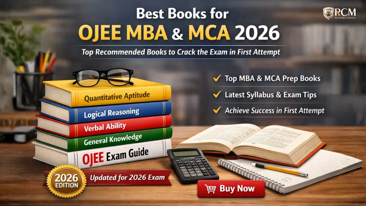 Best books for OJEE MBA and MCA preparation