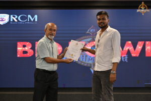 Prize distribution ceremony of Bid to Win 2025 at RCM, honoring winners and runners-up for their strategic excellence.