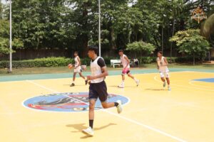 Players in action during the Basketball Fury match at Brahmastra 2025 Kurukshetra, RCM Bhubaneswar
