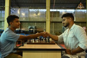 Chess match under Kurukshetra of Brahmastra 2025 college fest at RCM