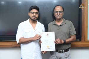 Chess match certificate distribution under Kurukshetra of Brahmastra 2025 college fest at RCM