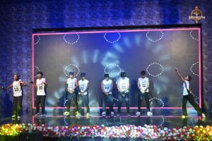 Group dance performance at Brahmastra, India’s best college festival, held at top management college RCM.