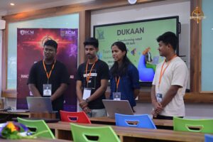 Students showcase AI innovation live on stage at Brahmastra.