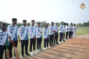 Participants lined up during Brahmastra 2025 Kurukshetra event at RCM, Bhubaneswar.