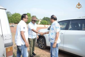 Representative from Ranbhoomi Cricket invited as sponsor guest at Brahmastra 2025 event.
