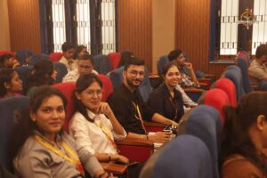 Audience of college students at Samvad Vivaad during Brahmastra, India’s best management college festival event.