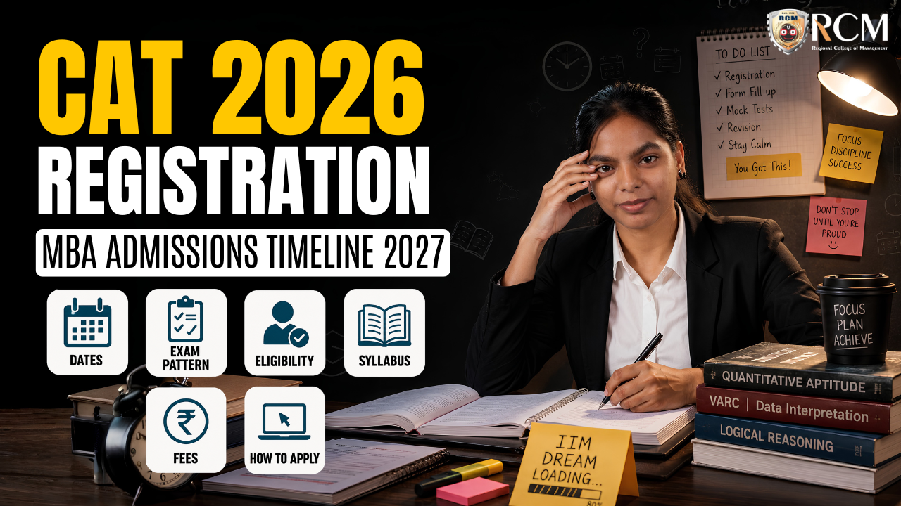CAT 2026 registration guide covering dates, eligibility, fees, exam pattern, syllabus, application and MBA admissions.