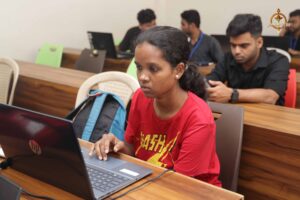Participant engaged in UI/UX design at Brahmastra, the best college festival in India, MetaWeb hackathon.