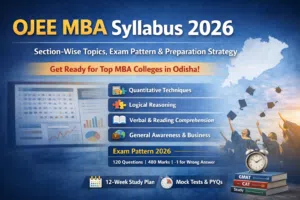 OJEE MBA syllabus 2026 exam pattern topics preparation Odisha MBA entrance