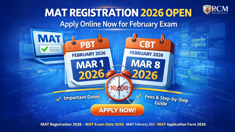 MAT Registration 2026: Exam Dates, Fees, Last Date