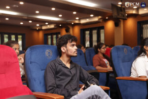 Group discussion during AI workshop at RCM Bhubaneswar