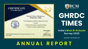 Regional College of Management Bhubaneswar ranked 15th in India and 2nd in Odisha by GHRDC 2025
