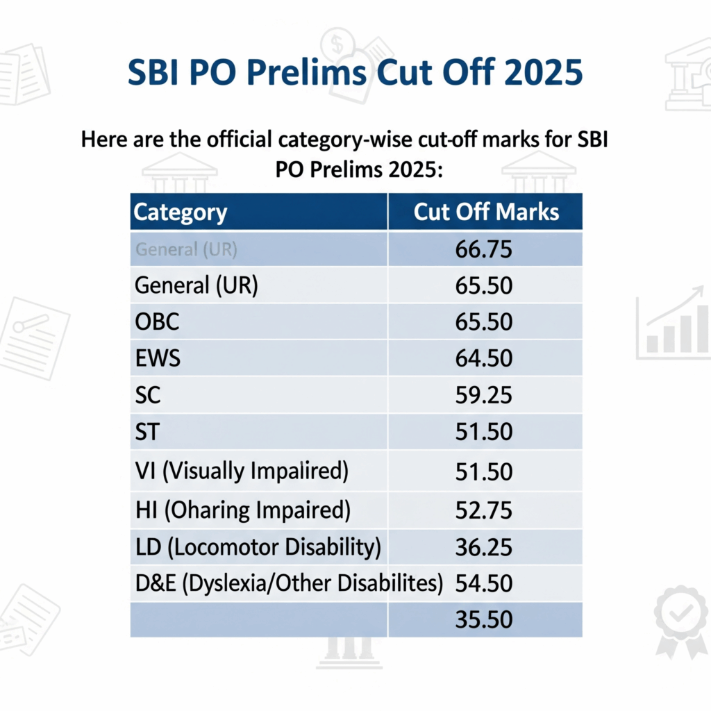 SBI PO Prelims Result 2025 Declared | Check Scorecard, Cut Off & Next Steps
