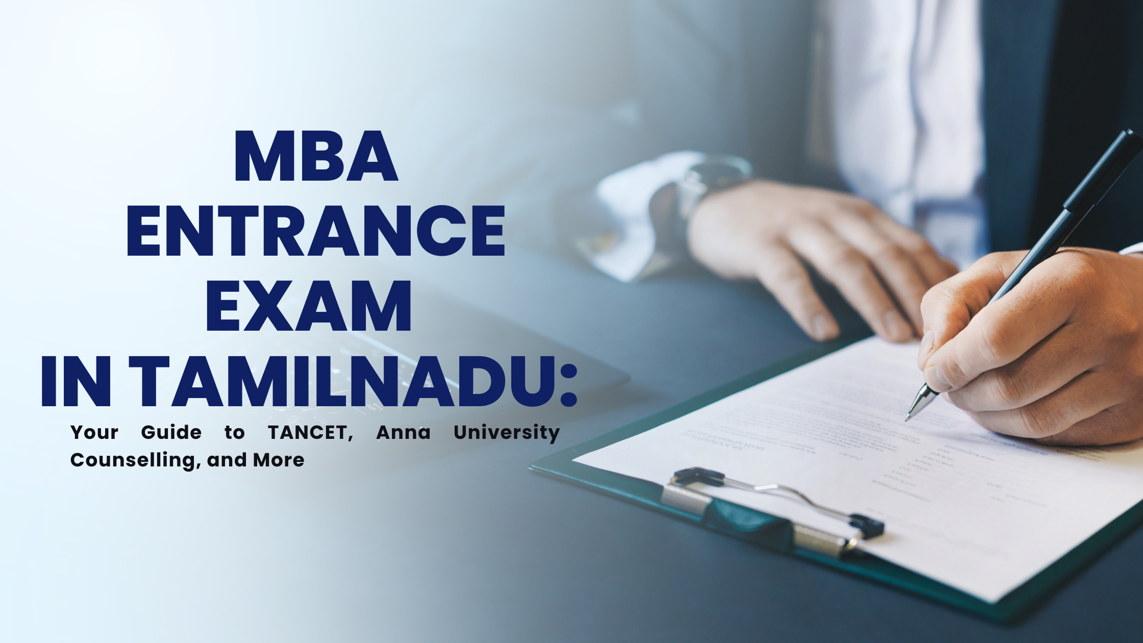 Students preparing for MBA entrance exams in Tamil Nadu, including TANCET, counselling, admission, syllabus, and exam preparation.