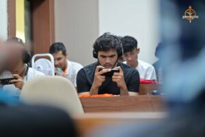 students in action during BGMI e-sports tournament under Kurukshetra, Brahmastra 2025