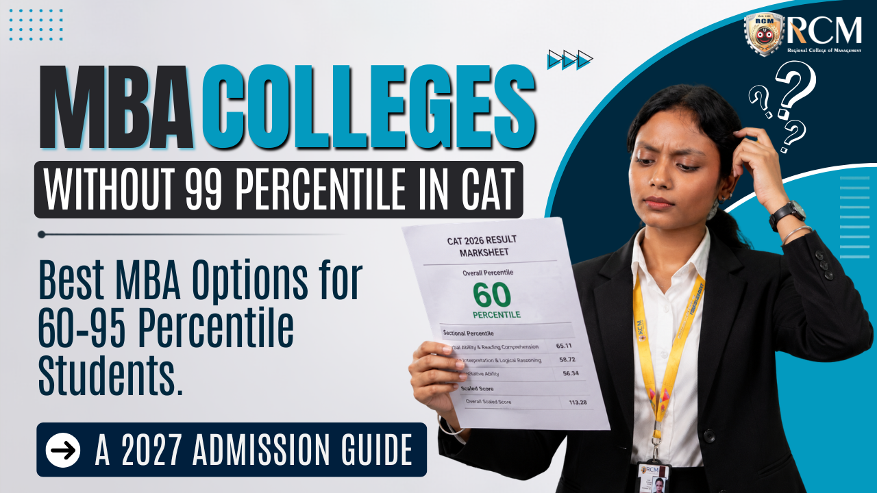 MBA colleges accepting 60 to 95 percentile in CAT for students seeking top B-school admissions 2027